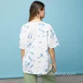 Camiseta de manga corta para mujer de tieir dieñe